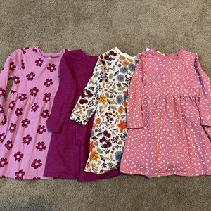 3T Long Sleeve Old Navy Dresses (includes 4) Like new